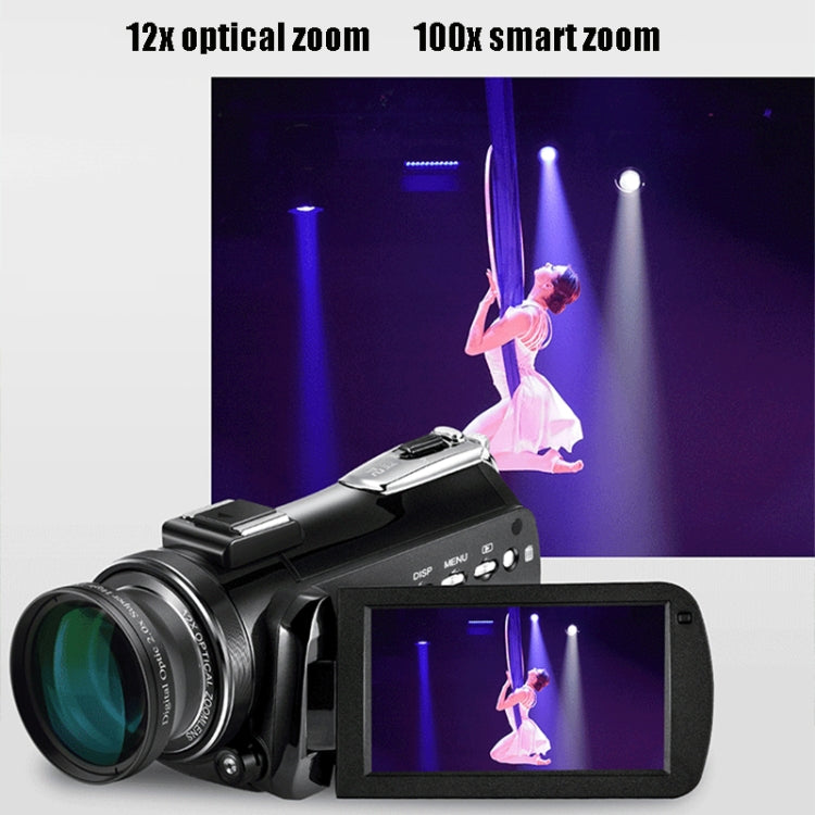 ORDRO AC5 4K HD Night Vision WiFi 12X Optical Zoom Digital Video DV Camera Camcorder, Standard, Standard + Microphone, Standard + Microphone + Handheld Stand, Standard+ Microphone + Fill Light ORDRO AC5 4K HD Night Vision WiFi 12X Optical Zoom Digital Video DV Camera Camcorder, Standard, Standard + Microphone, Standard + Microphone + Handheld Stand, Standard+ Microphone + Fill Light